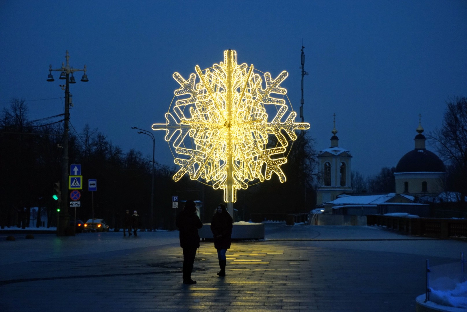 leuchtende Weihnachtsdekoration