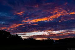 Leuchtende Wolken bei St. Margaretha