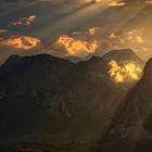 Leuchtende Wolken