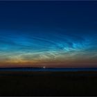 Leuchtende Wolken über der Ostsee...  