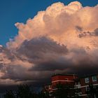 Leuchtende Wolken über Norderstedt-Glashütte (1)