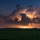 leuchtender Cumulonimbus