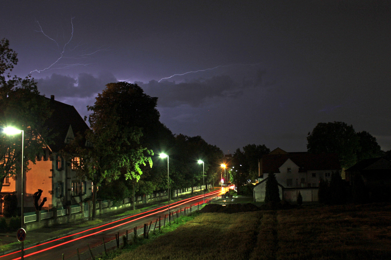 leuchtender Himmel