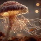 Leuchtender Kapillarenpilz