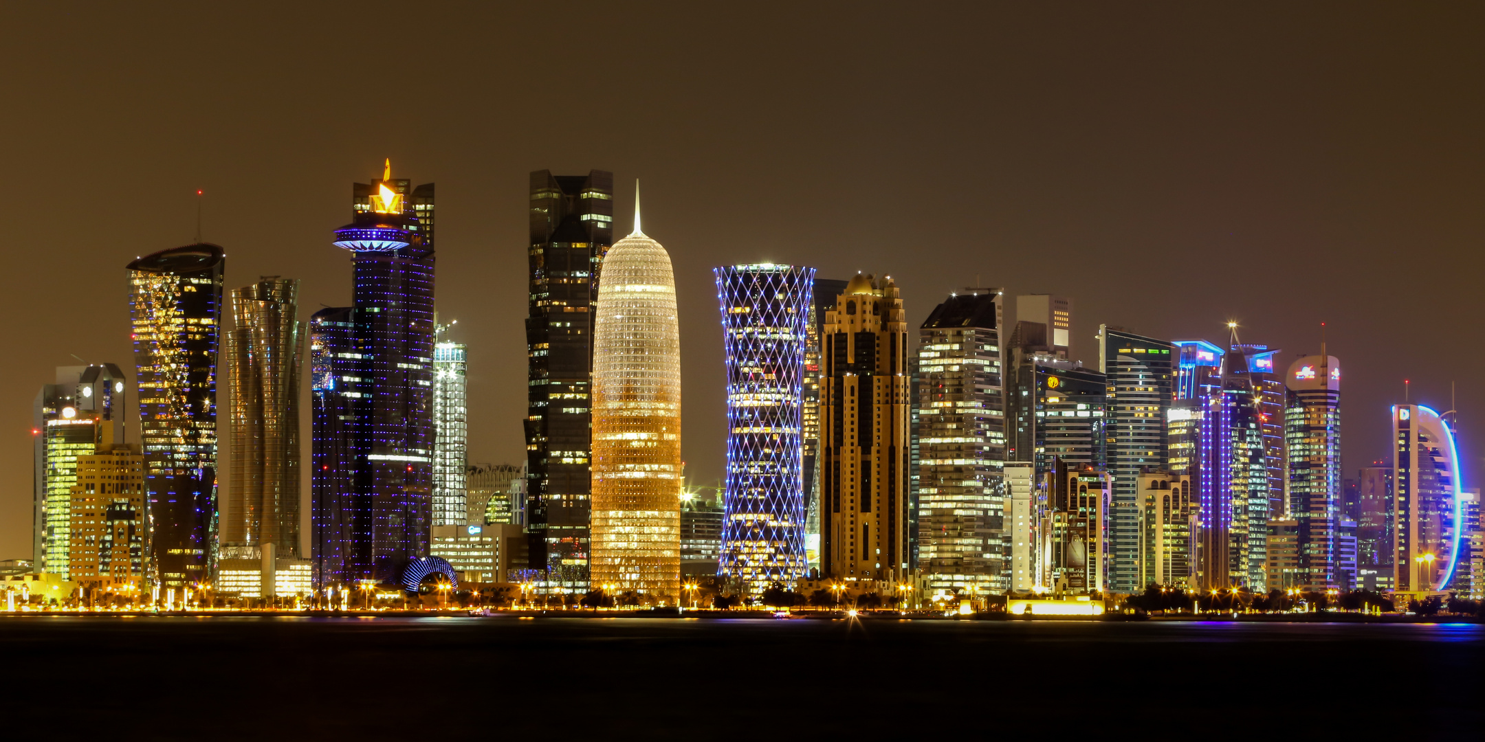 Leuchtendes Doha