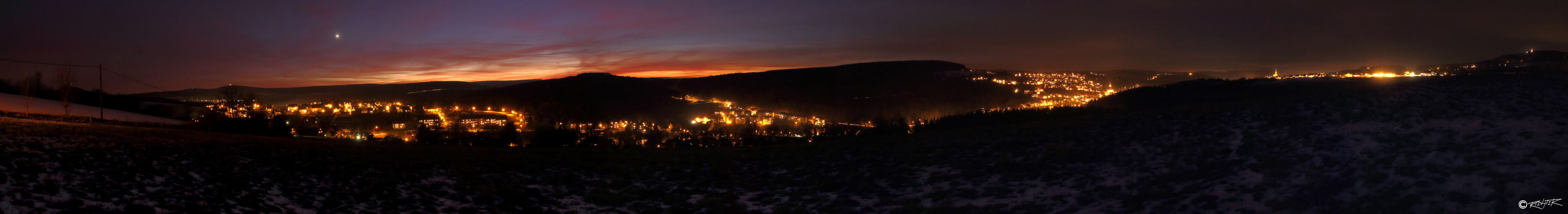 ... leuchtendes Erzgebirge ...