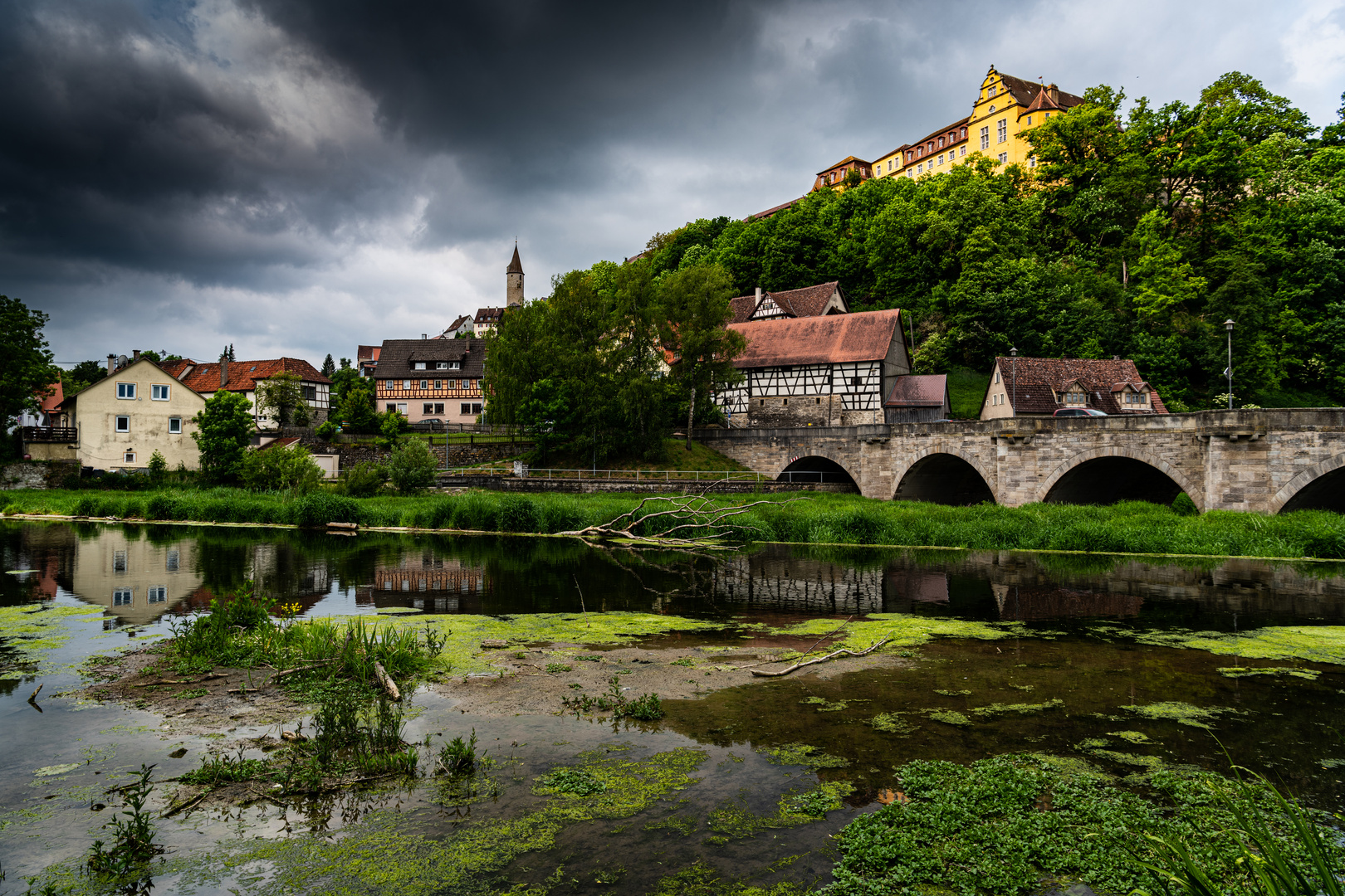 Leuchtendes Schloss