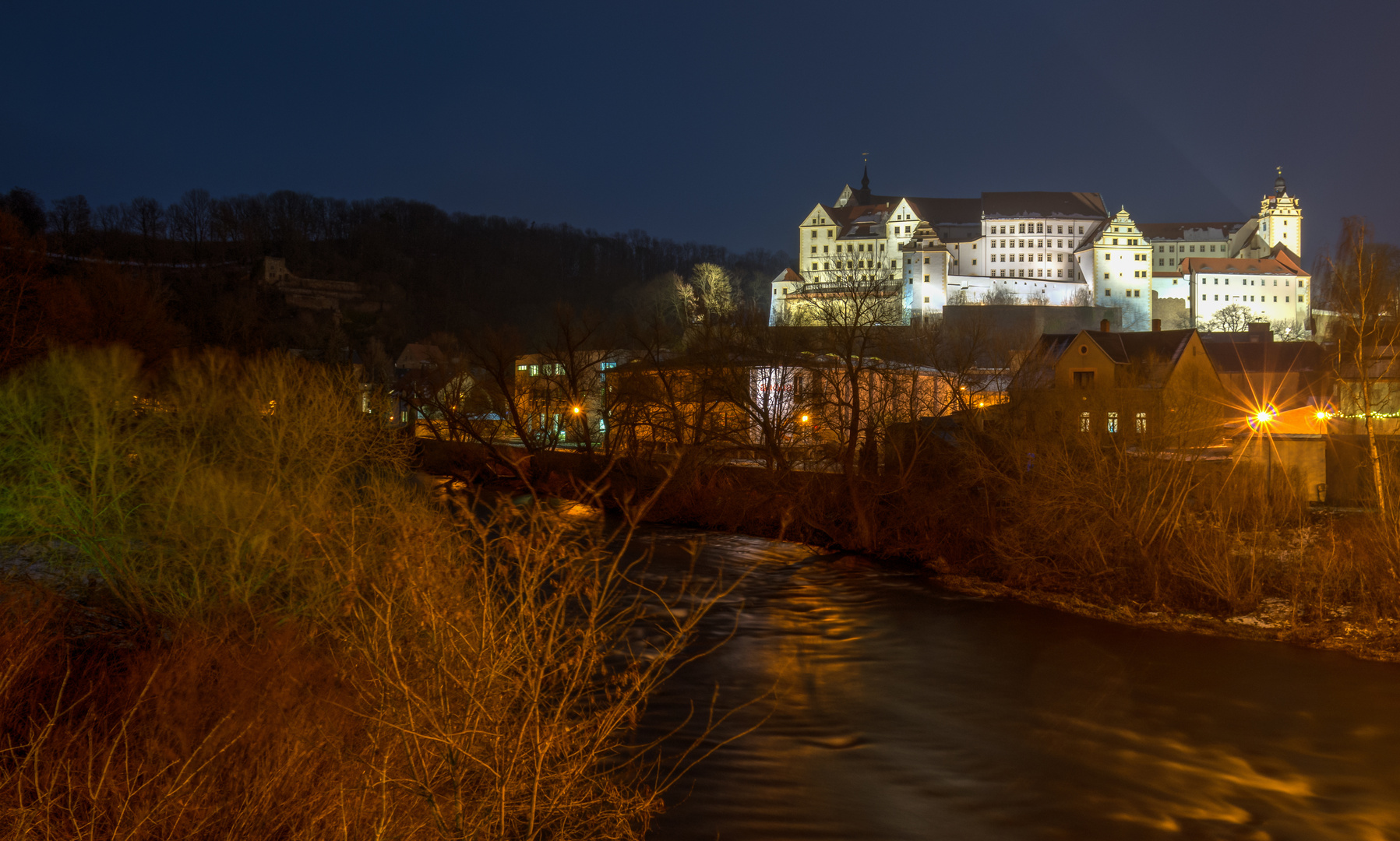 Leuchtendes Schloss Colditz