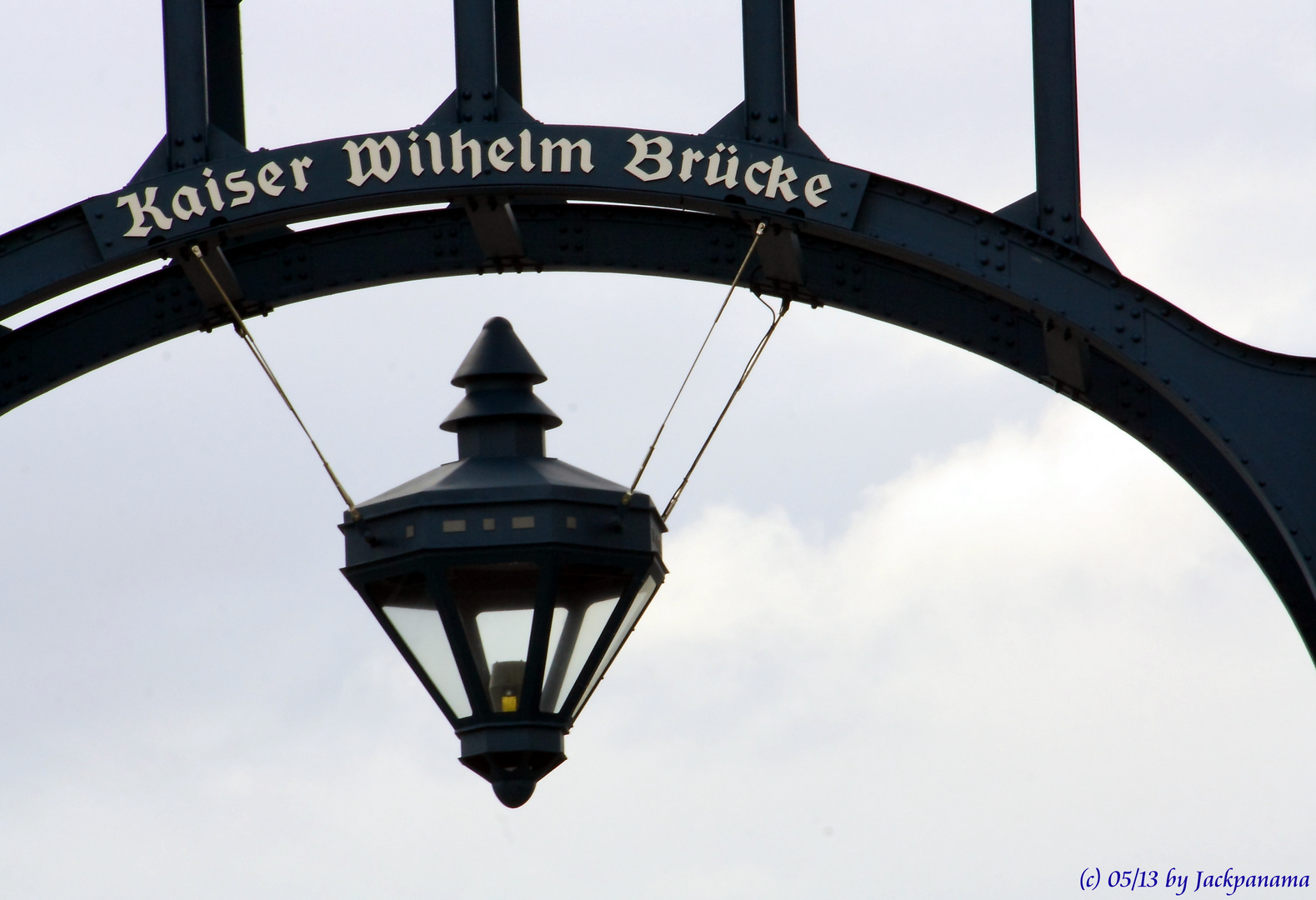 Leuchter der alten Kaiser-Wilhelm-Brücke Wilhelmshaven