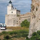 Leuchtfeuer auf der Festung Agias Mavra (Lefkada)