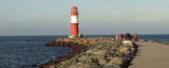 Leuchtfeuer auf der Ostmole in Warnemünde