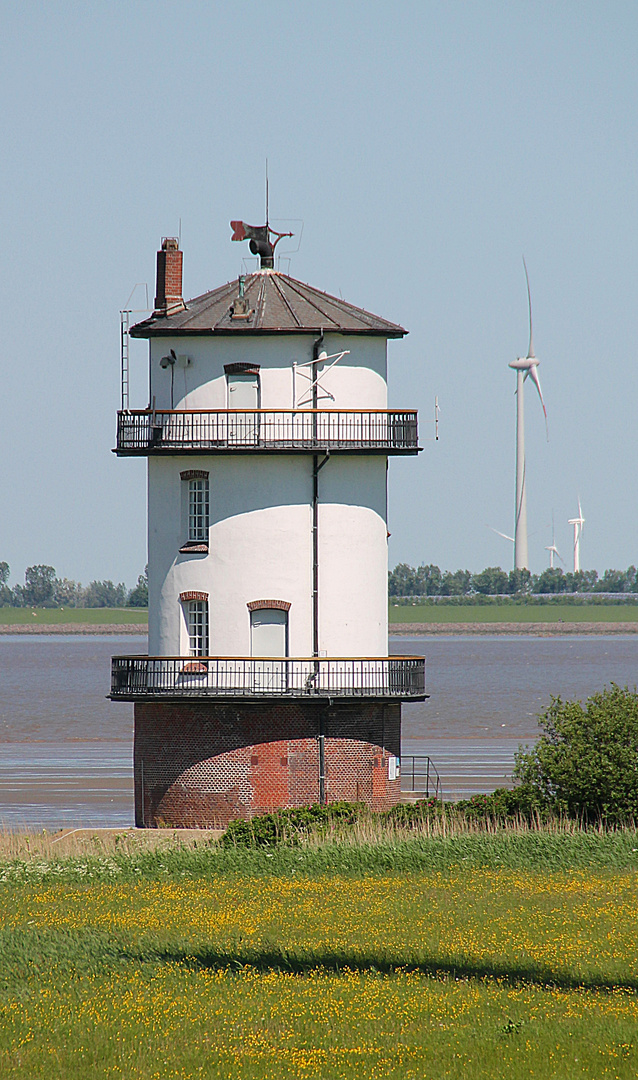 Leuchtfeuer Balje, alter Turm