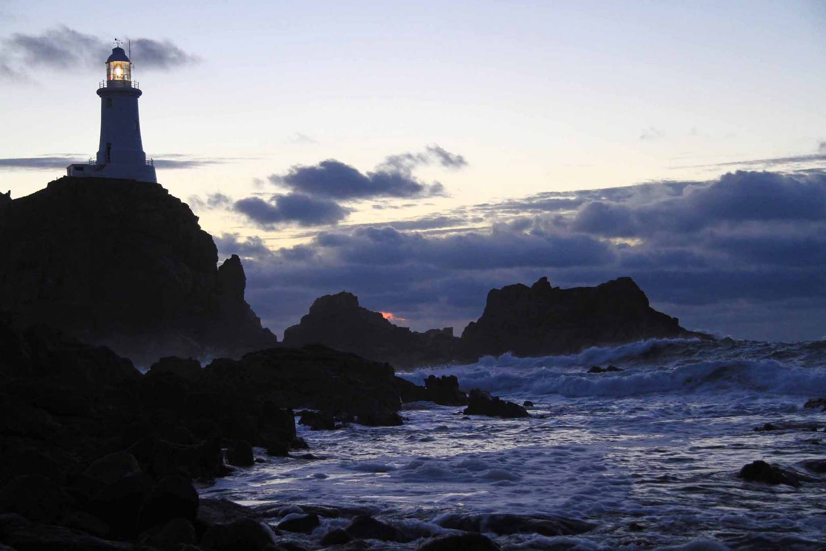 Leuchtfeuer Corbière Lighthouse Jersey