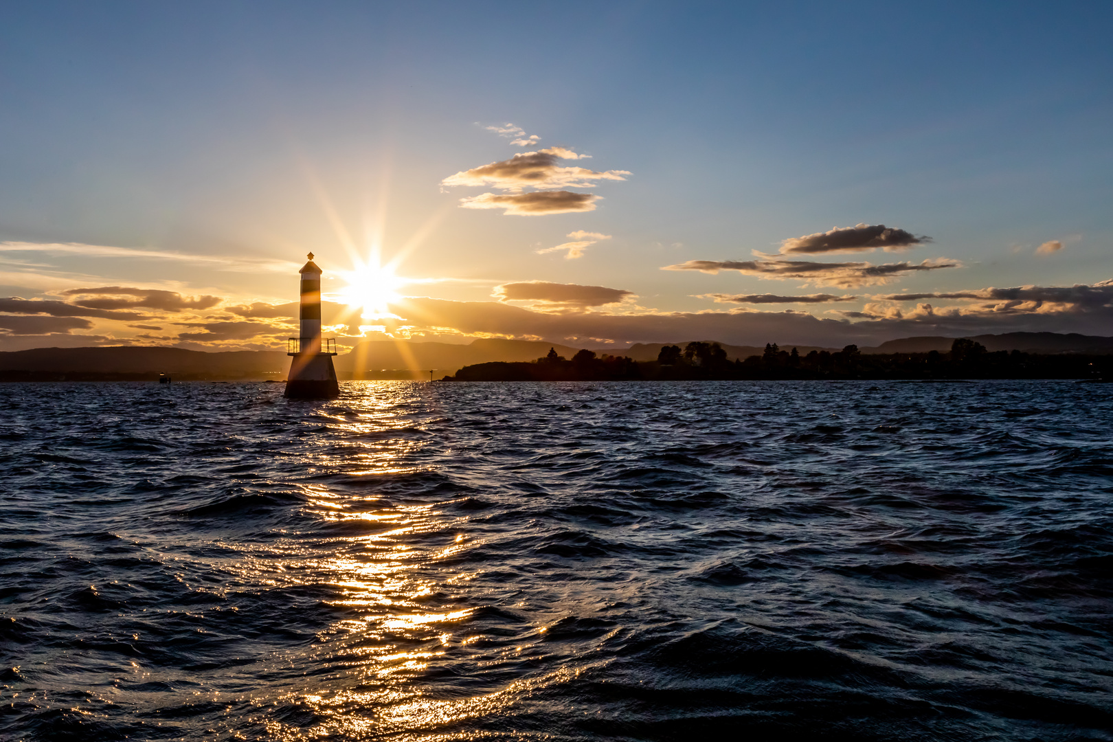 Leuchtfeuer im Oslofjord Foto & Bild sonnenuntergang, wasser, ostsee
