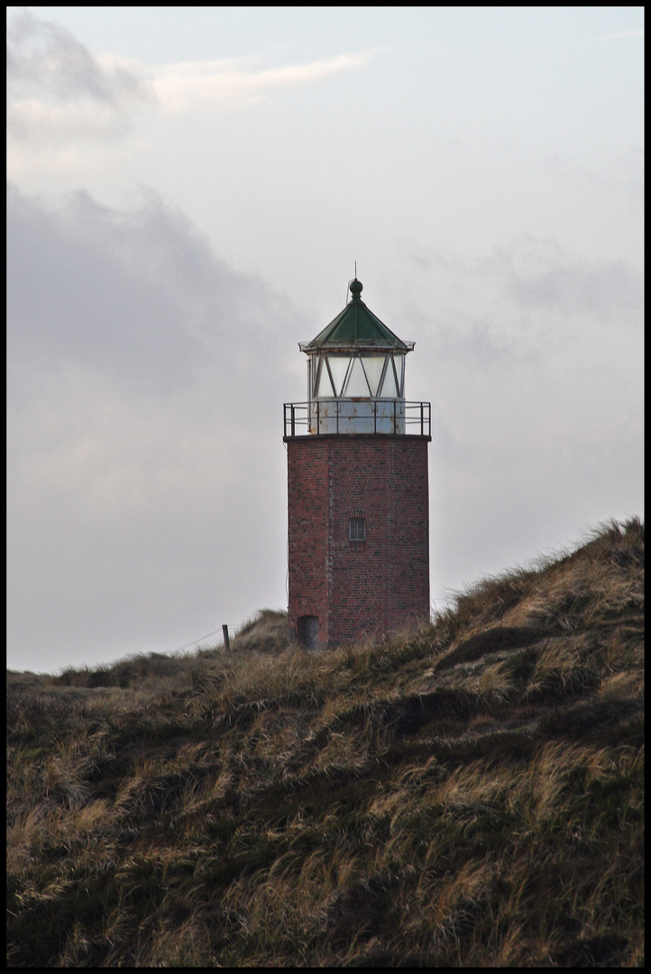 Leuchtfeuer rotes Kliff