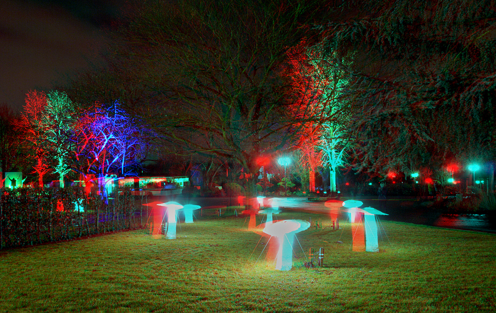 Leuchtpilze (3D für rot/cyan Brille)