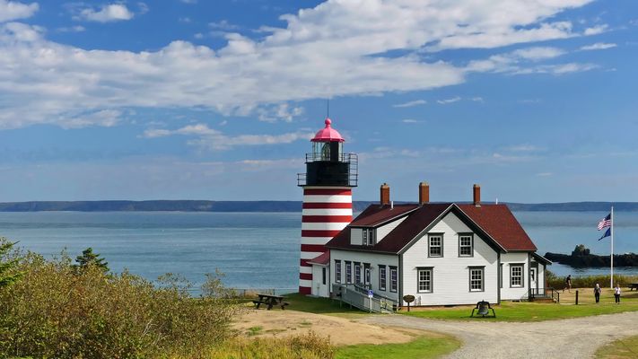Leuchttürme (105) – West Quoddy Head Light
