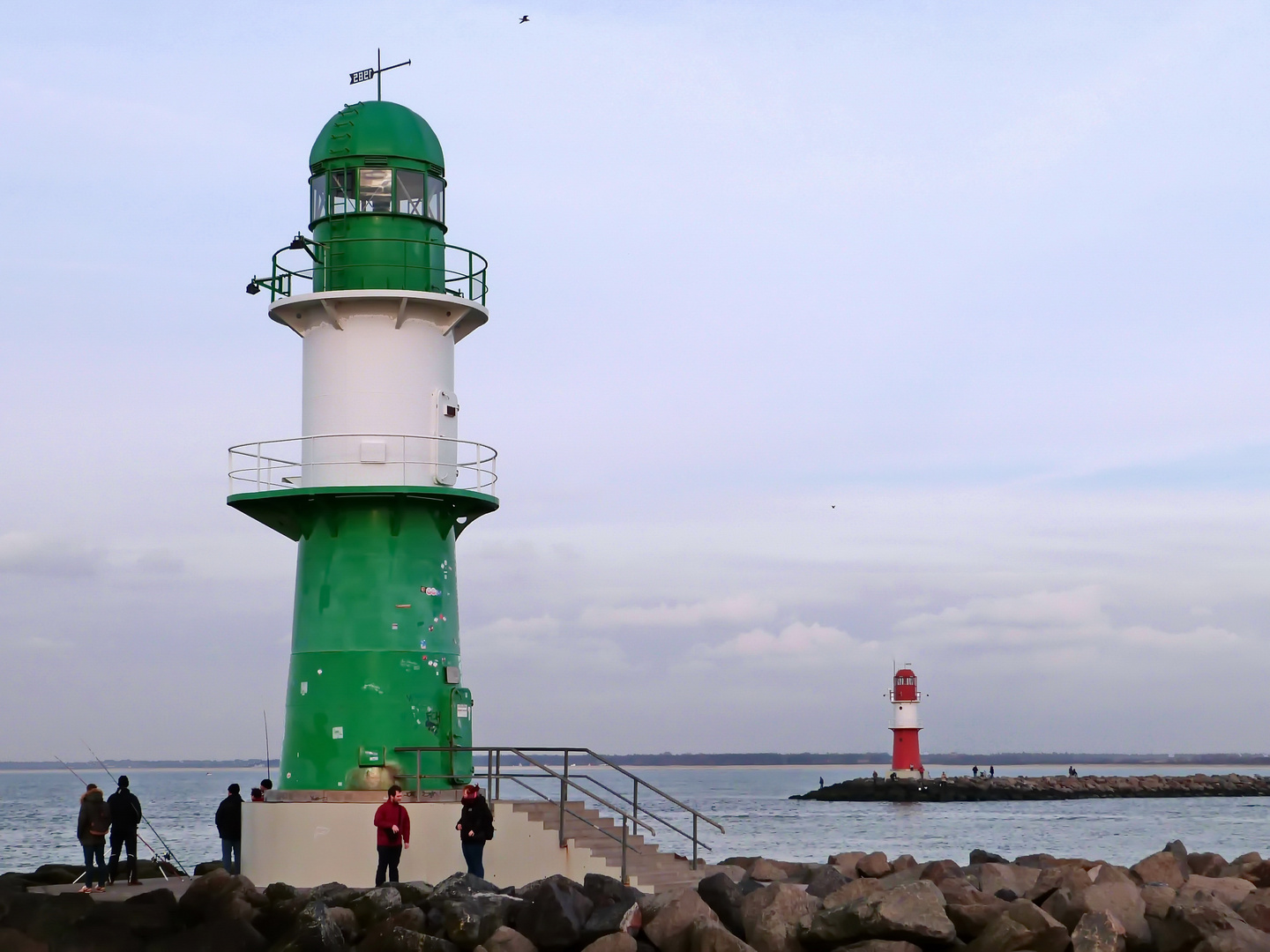 Leuchttürme (41) – Molenfeuer Warnemünde