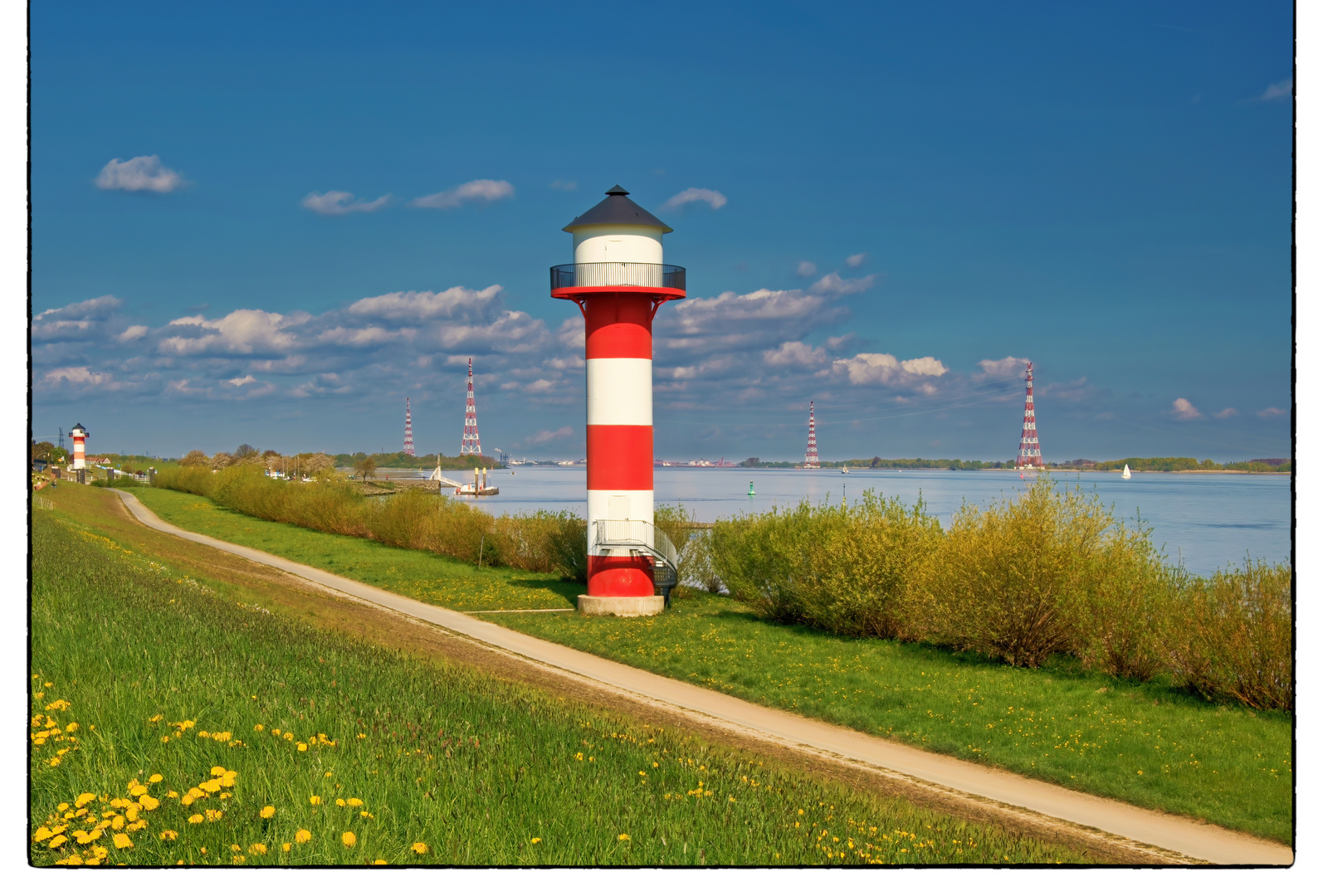 Leuchttürme an der Elbe