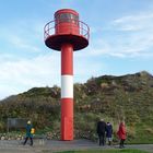 Leuchtturm als Mahnmal für Küstenschutz auf Sylt -Hörnum