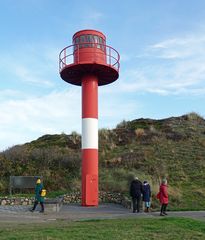 Leuchtturm als Mahnmal für Küstenschutz auf Sylt -Hörnum