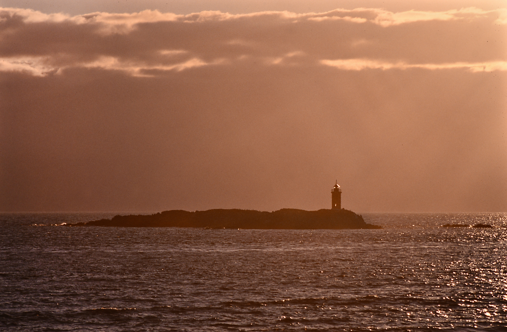 Leuchtturm am Abend