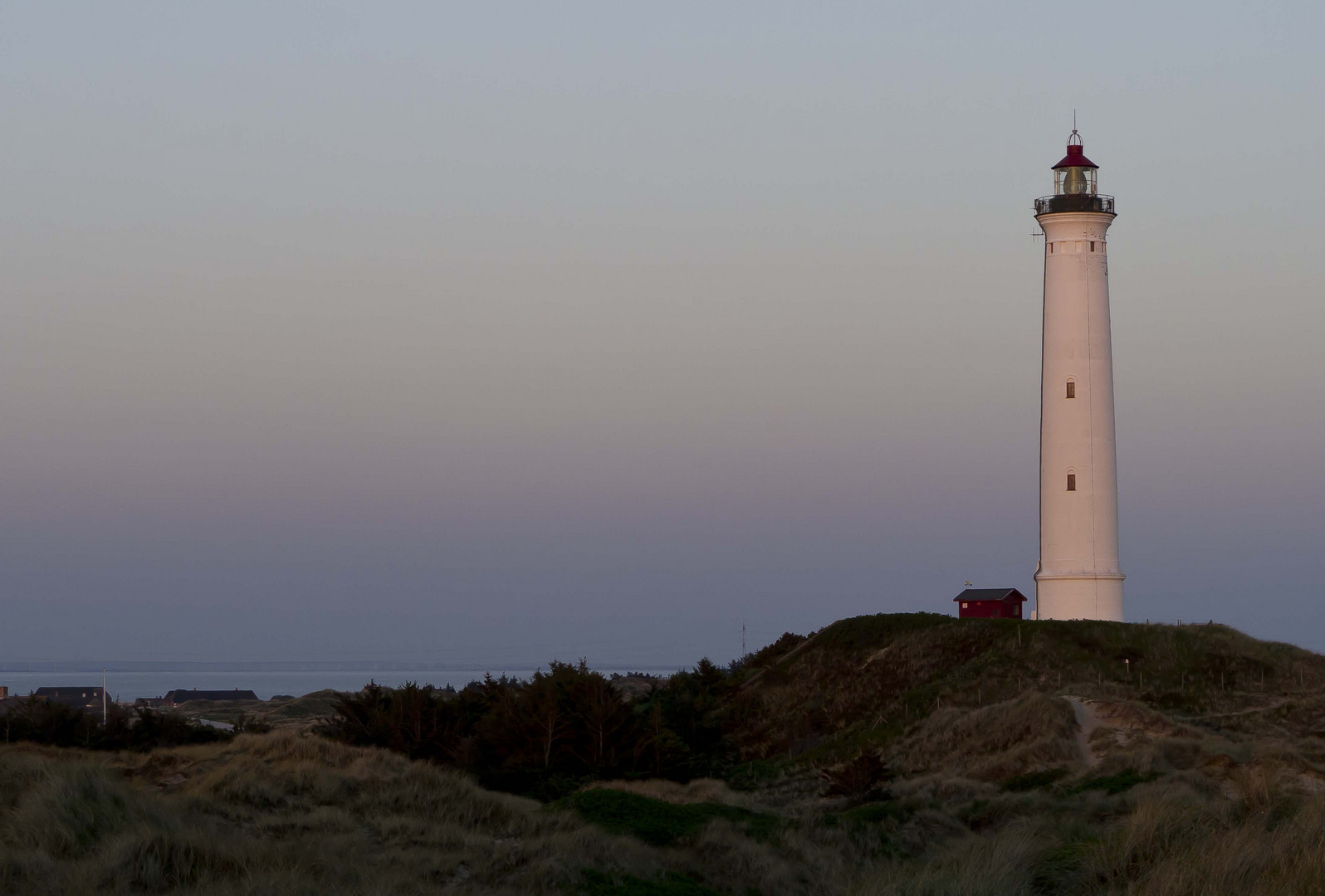 Leuchtturm am Abend