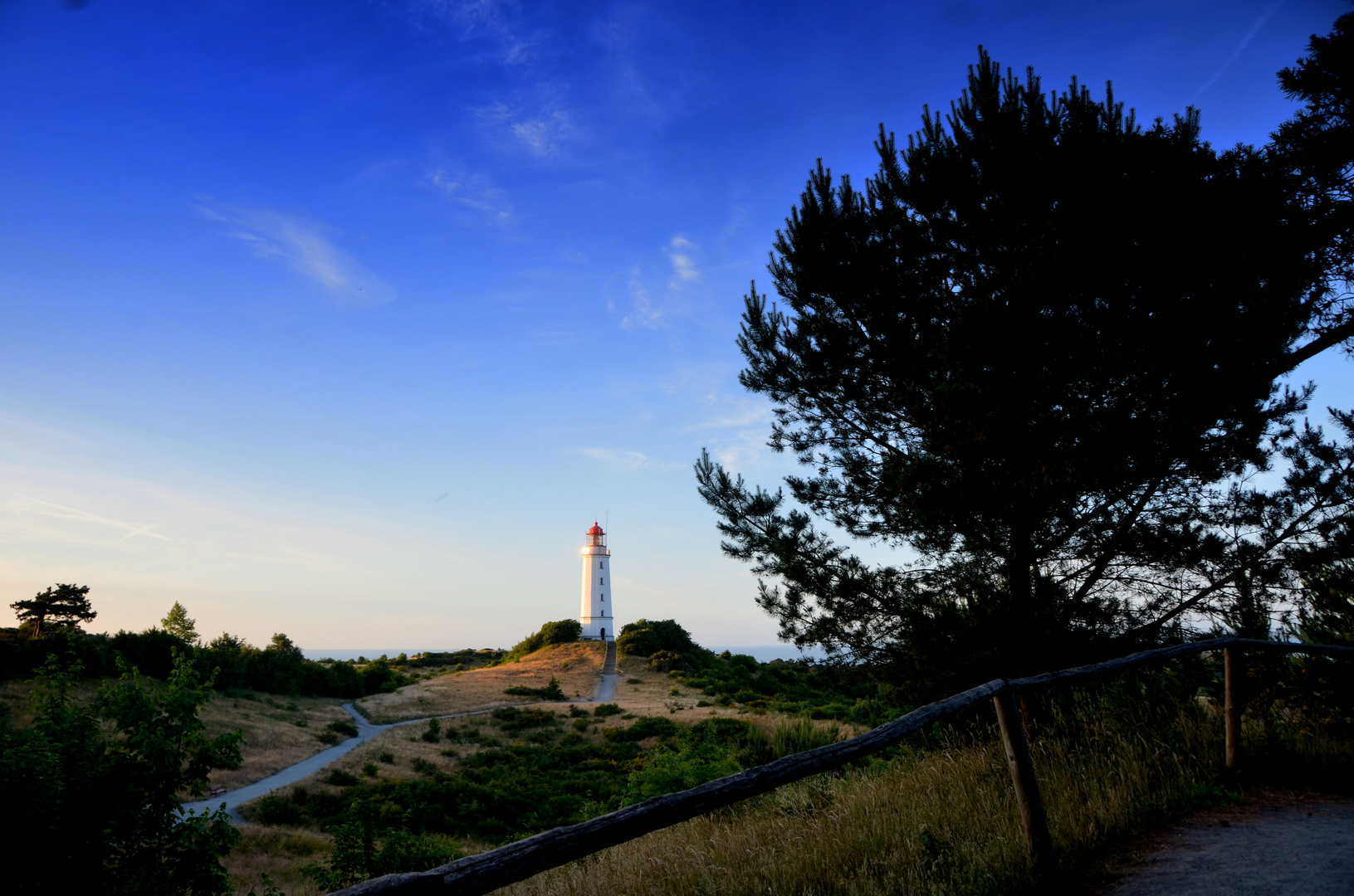 Leuchtturm am Abend 