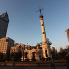 Leuchtturm am Bund in Shanghai