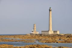 Leuchtturm am Cap de la Hague, Normandie, gefürchtet von vielen Seefahrern.