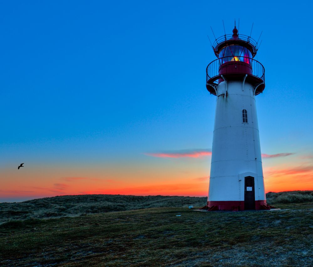 Leuchtturm am Ellenbogen auf Sylt