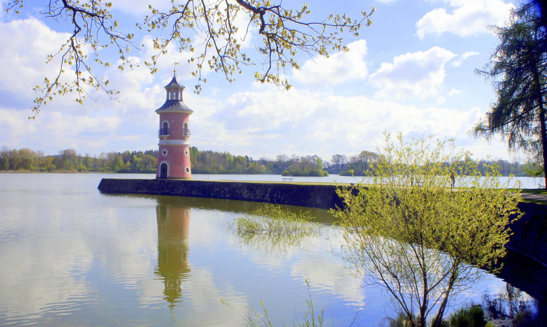 Leuchtturm am Fasanenschlösschen