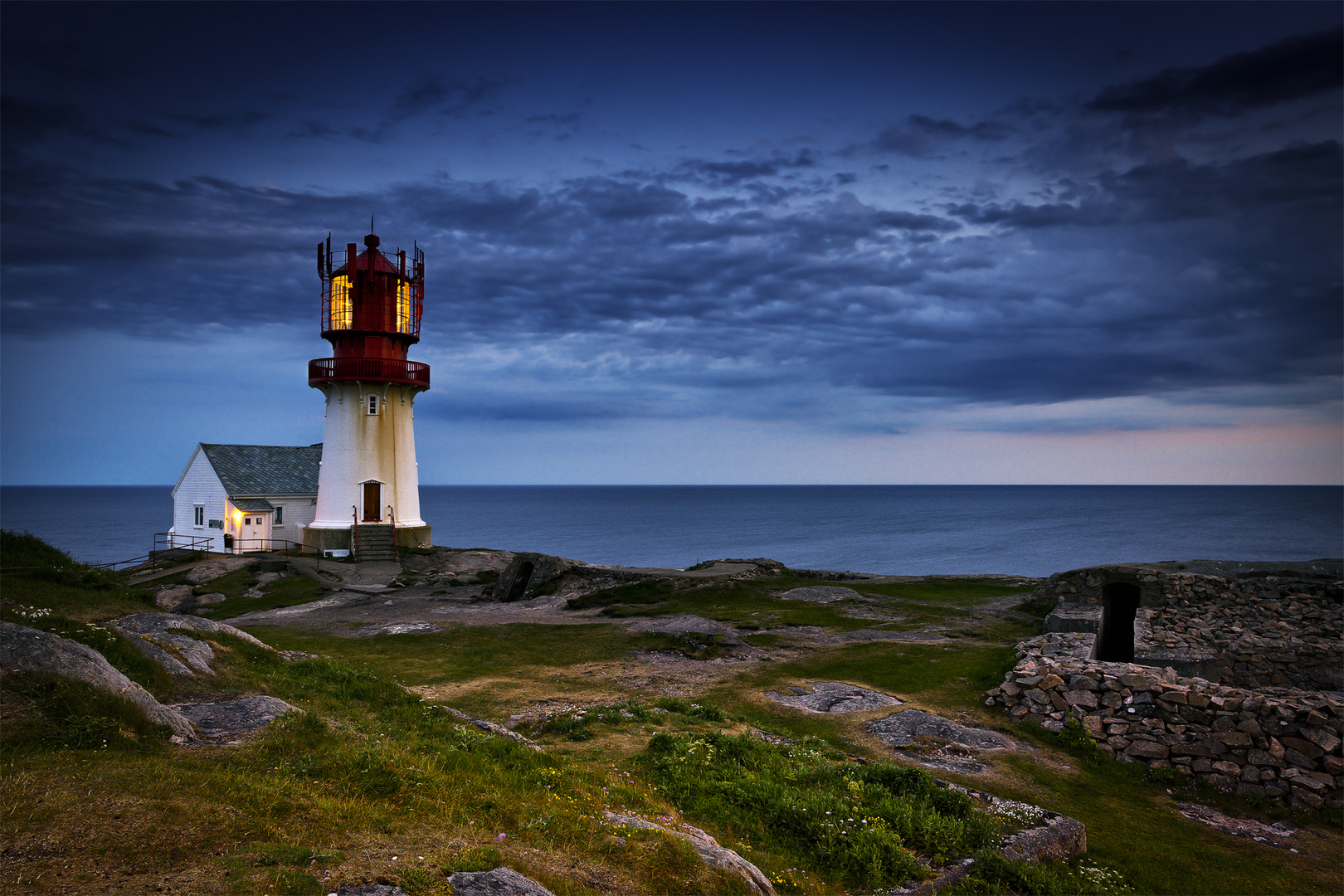 Leuchtturm am Kap Lindesnes