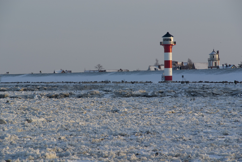 Leuchtturm am Lüheanleger