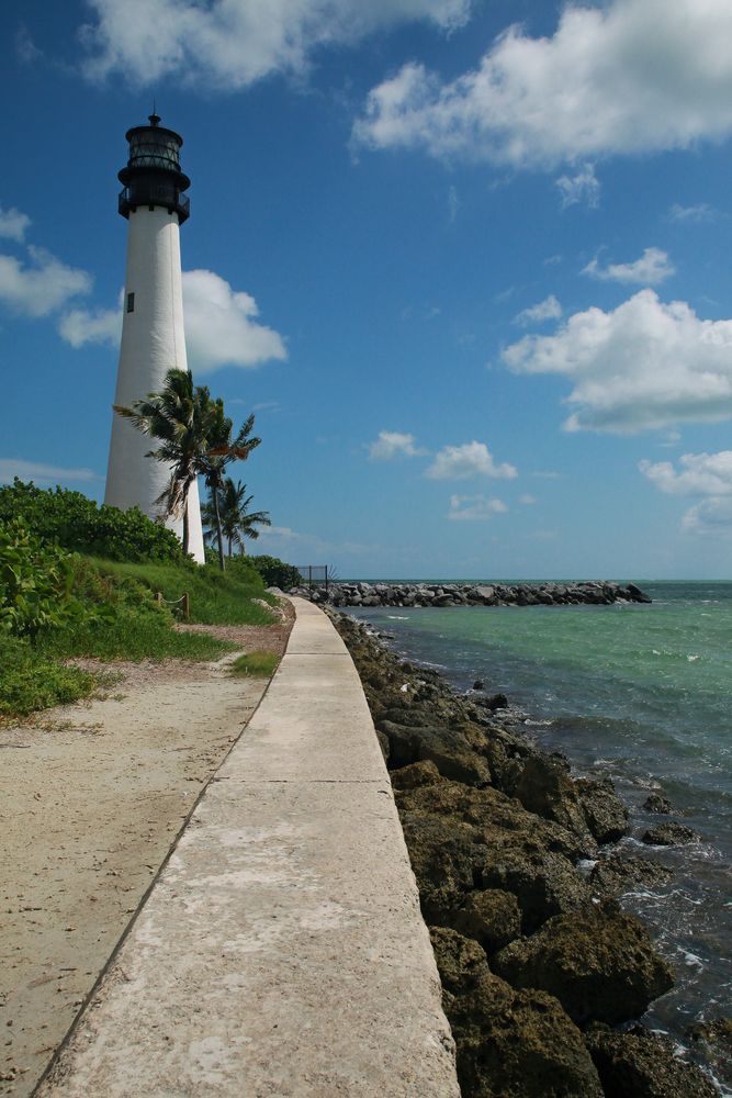 Leuchtturm am Südende von Key Biscayne