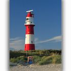 Leuchtturm am Südstrand von Borkum