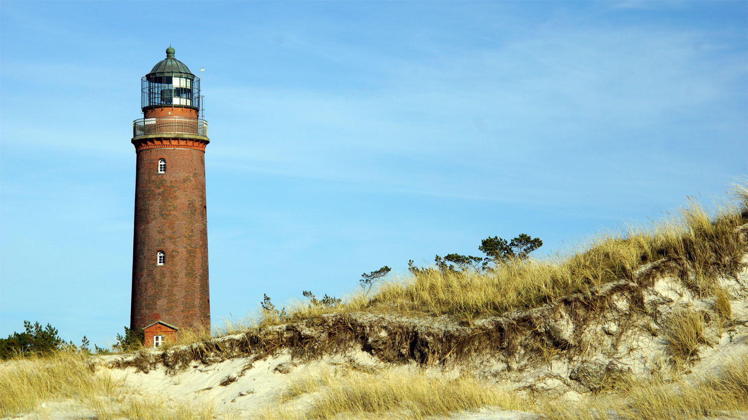 Leuchtturm am Weststrand von Prerow - Ostsee