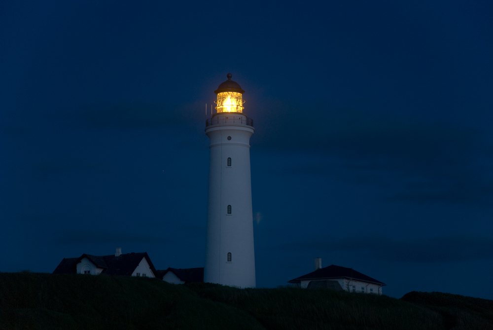 Leuchtturm an Dänemarks Küste