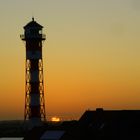 Leuchtturm an der Elbe