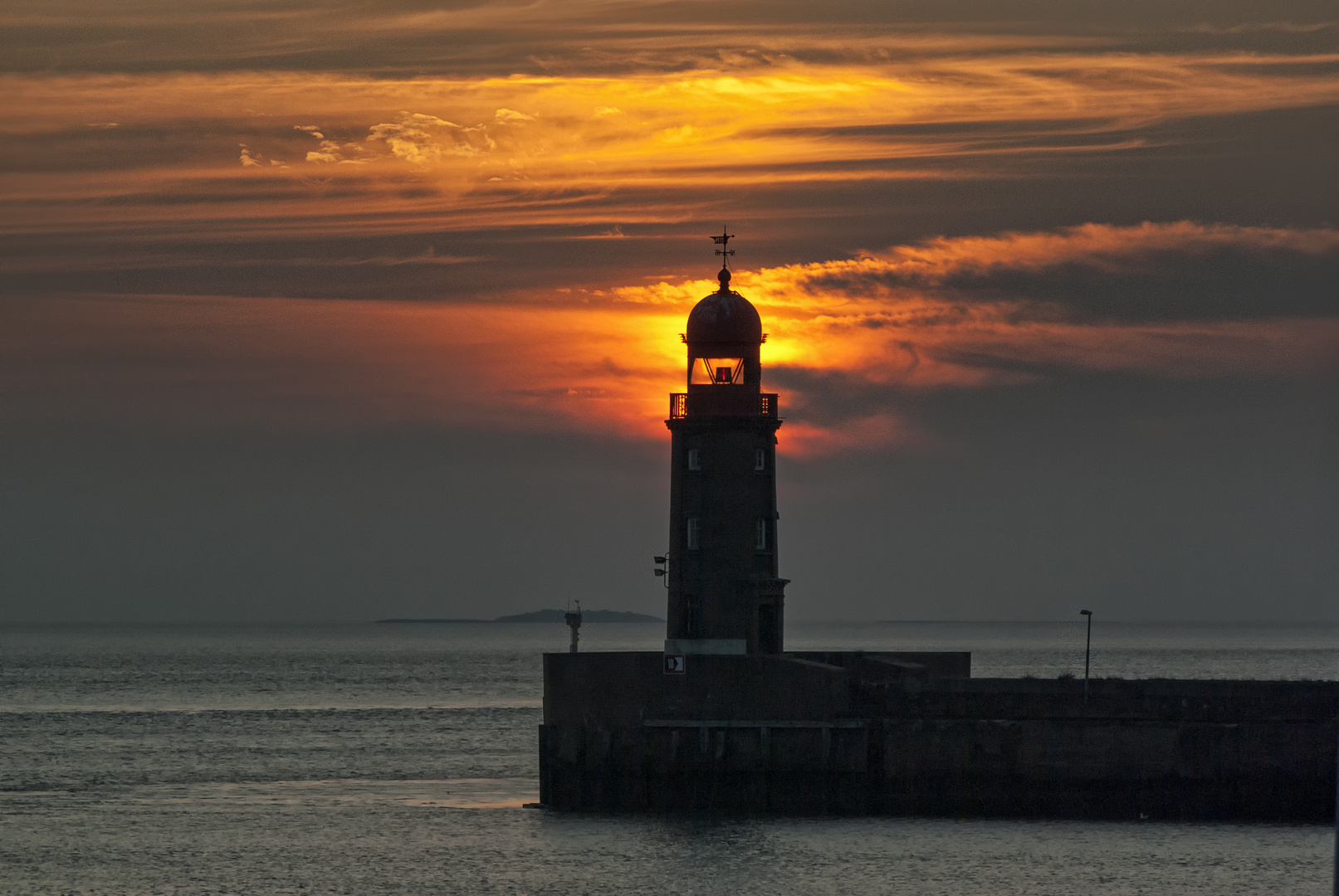 Leuchtturm an der Geeste in Bremerhaven