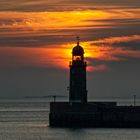 Leuchtturm an der Geeste in Bremerhaven