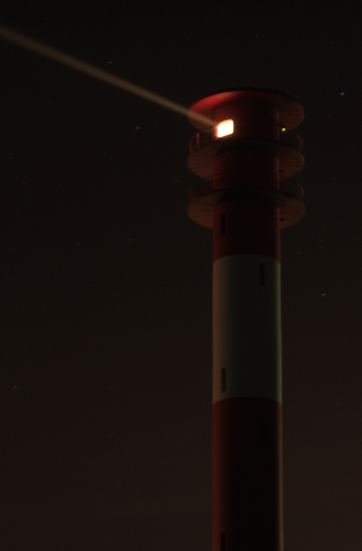 Leuchtturm an der Geniusbank in Wilhelmshaven