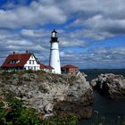 Leuchtturm an der Küste von Maine