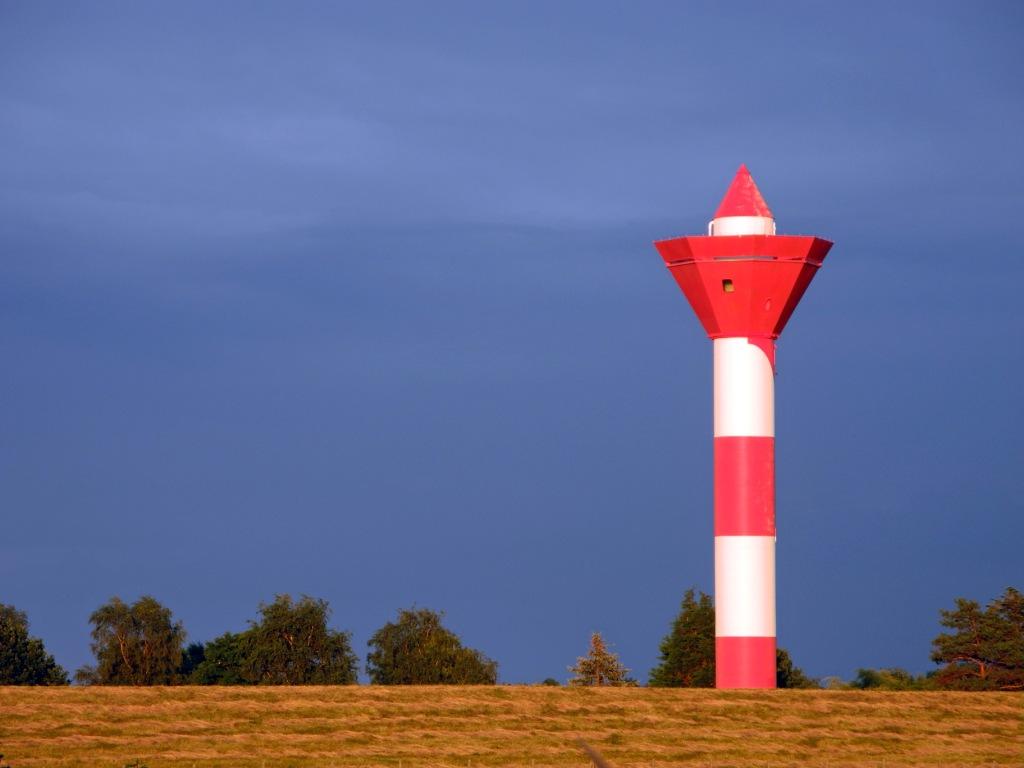 Leuchtturm an der Weser