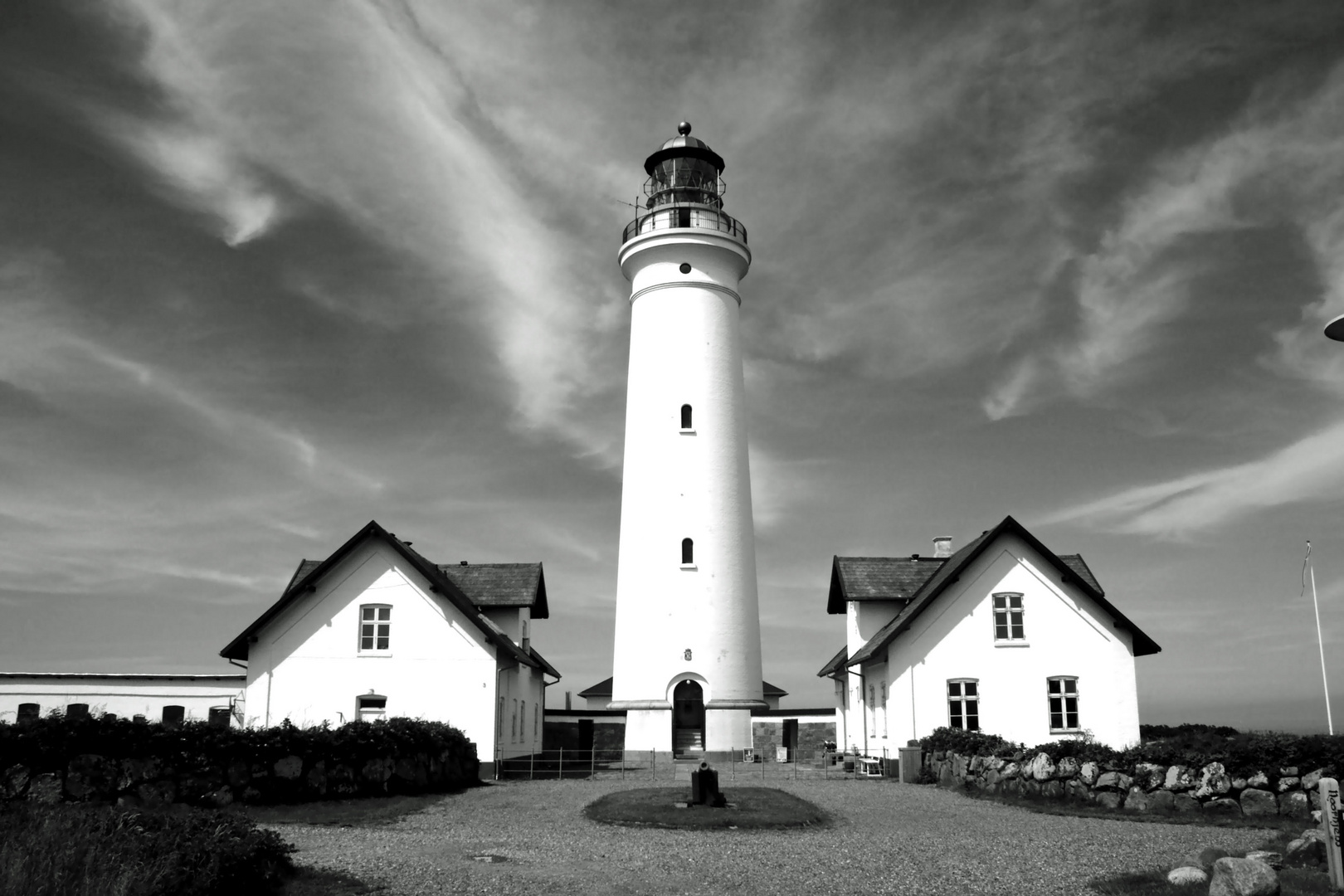 Leuchtturm an der Westküste von Dänemark