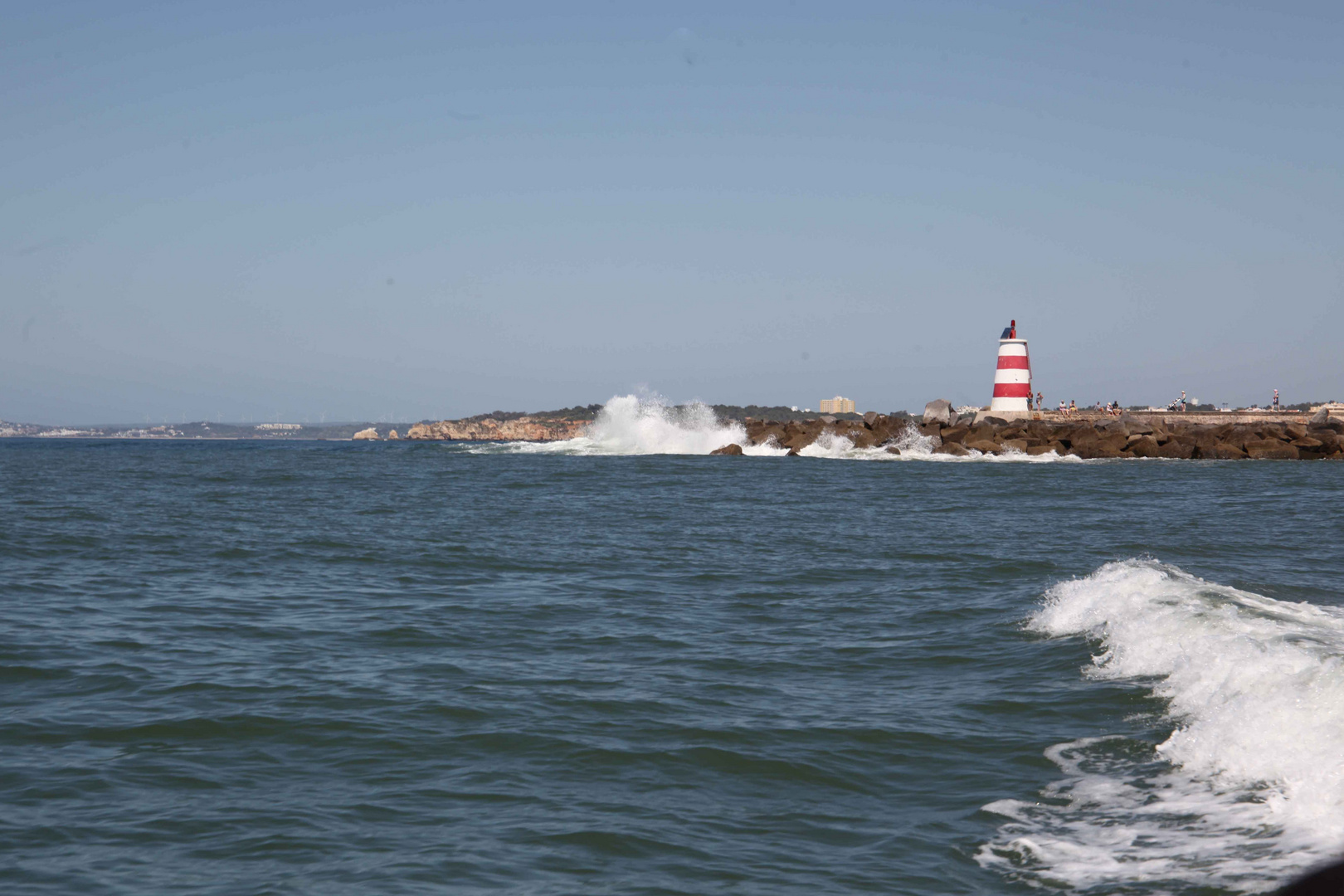 Leuchtturm an Küste Spanien