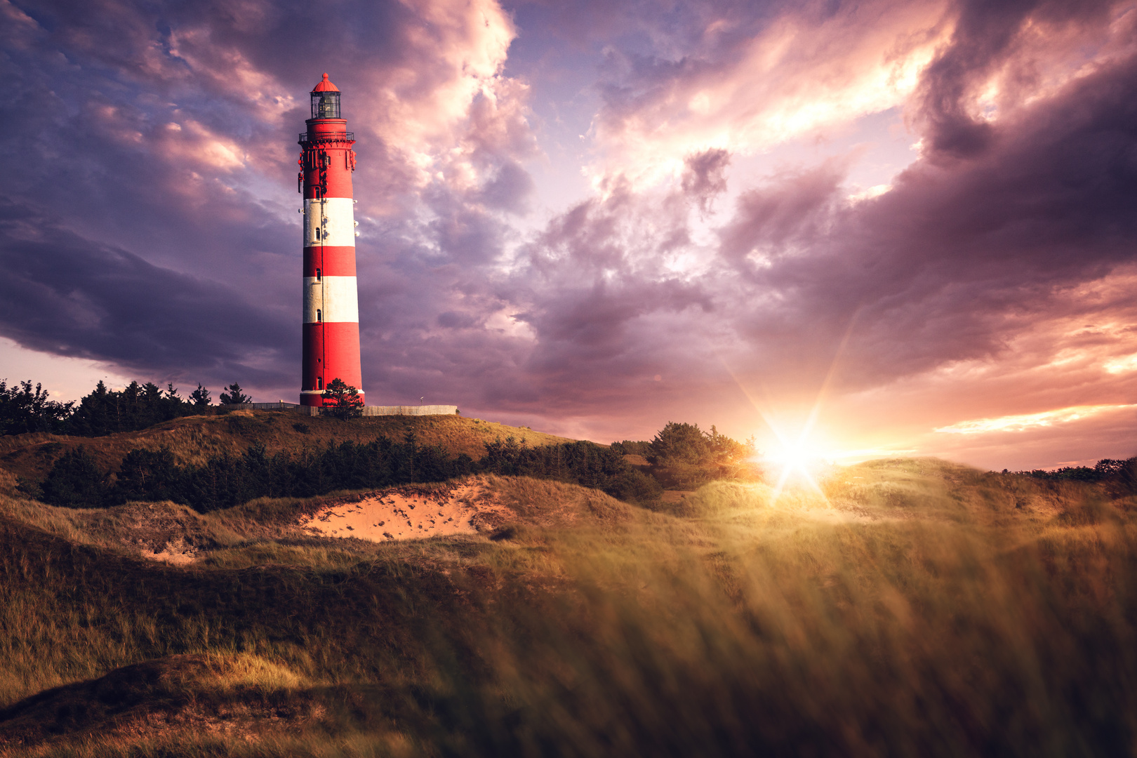 Leuchtturm auf Amrum Foto & Bild fotomontage, composing , fotos