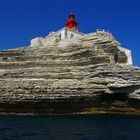 Leuchtturm auf den Kreidefelsen von Bonifacio (Korsika)