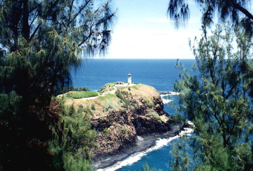 Leuchtturm auf der Insel Kauai'i