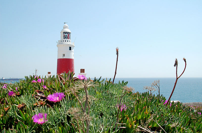 Leuchtturm auf Gibraltar mal anders gesehen